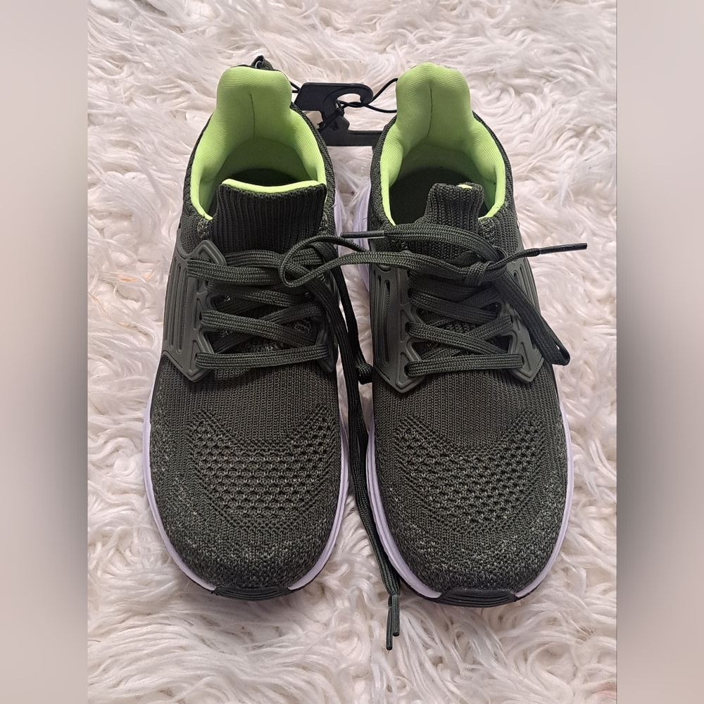 Brand New Athletic Works Boys Green Athletic Shoes